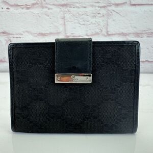 Gucci ID Card Wallet Black Gg Monogram